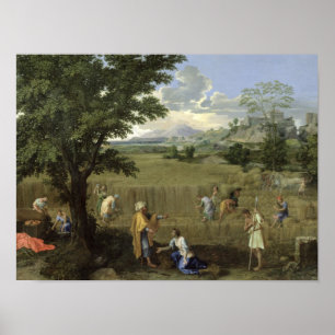 Sommer, oder Ruth und Boaz, 1660-64 Poster