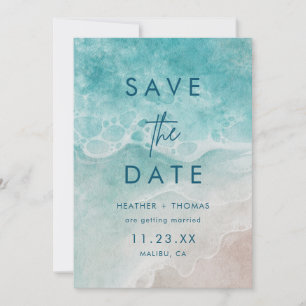 Sommer Ozean Blau Strand Eleganz Termin speichern
