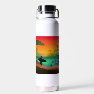 Sommer-Ozean-Paradies Trinkflasche