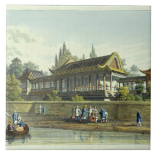 Sommer-Palast des Kaisers, gegenüber von der Stad Fliese