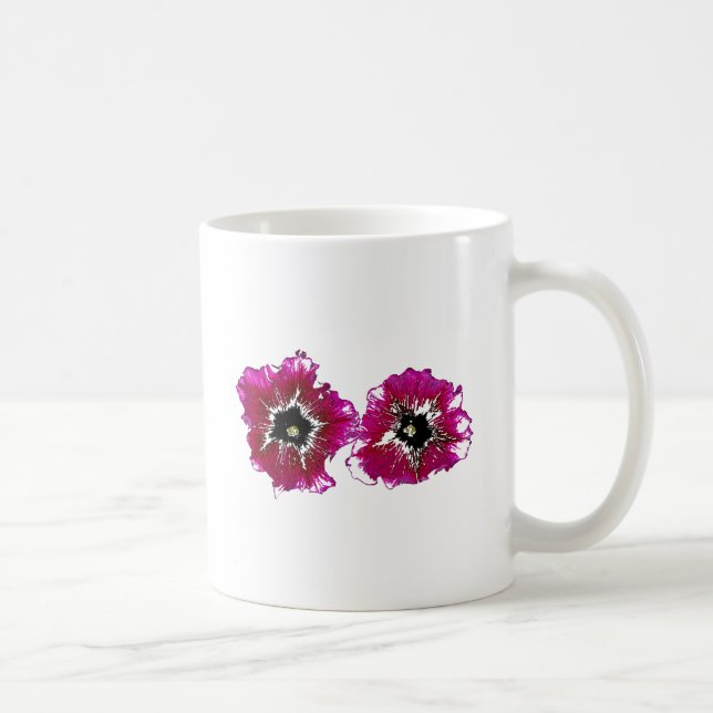 Sommer-Petunien Kaffeetasse (Rechts)