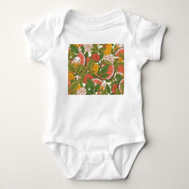 Sommer-Piazza della Riforma Baby Strampler (Vorderseite)