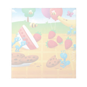 Sommer-Picknick Notizblock