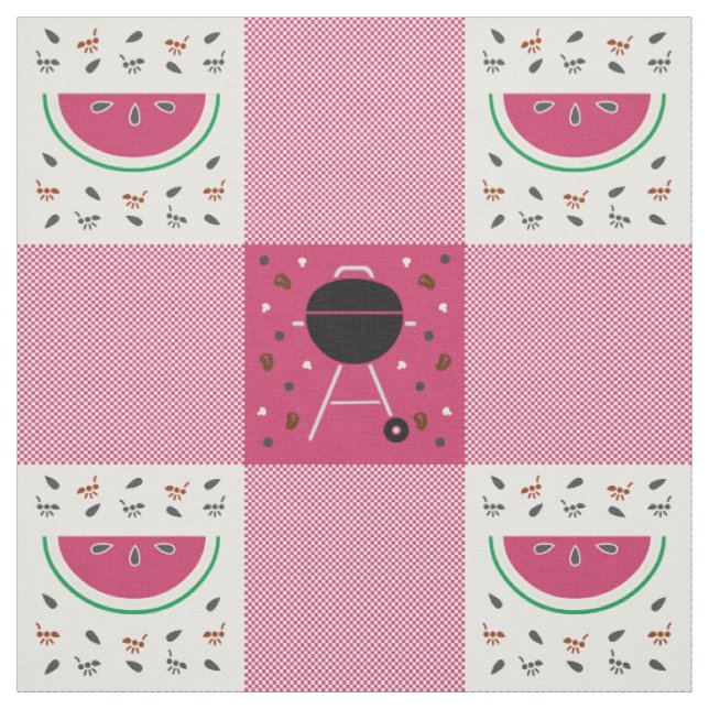 Sommer-Picknick-Stoff Stoff (Muster)
