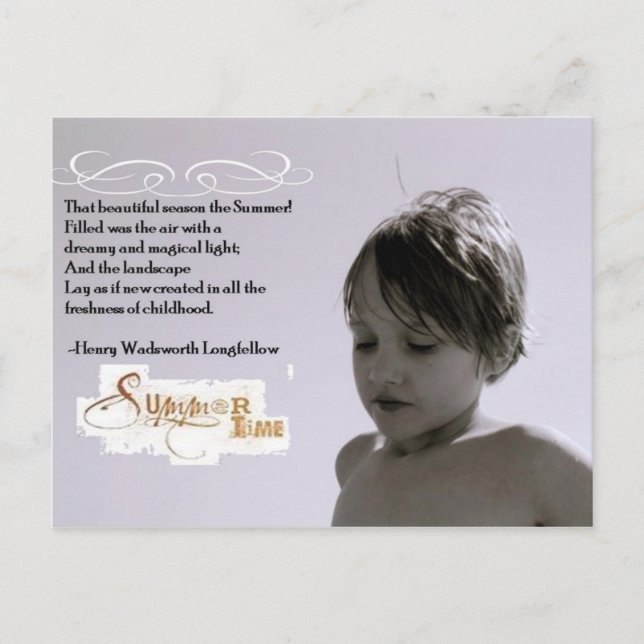 Sommer Postkarte (Vorderseite)