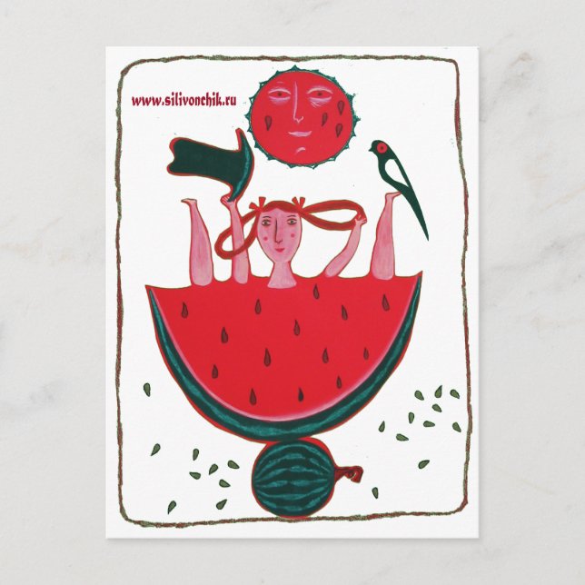 Sommer Postkarte (Vorderseite)