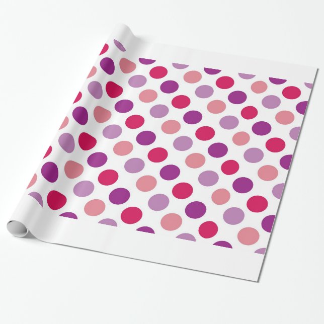 Sommer-Punkte Geschenkpapier (Ungerollt)