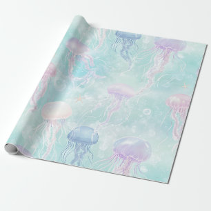 Sommer-Quallen-Küstenmuster Geschenkpapier