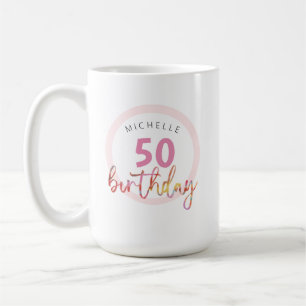 Sommer-Rosa Flora Exotic Watercolor Illustration Kaffeetasse