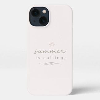 Sommer ruft - Minimale Ästhetik iPhone-Hülle iPhone Hülle