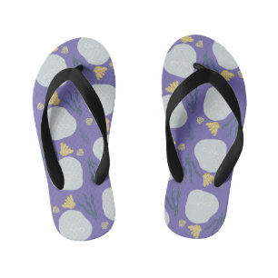 Sommer-Sand-Dollar-Meeresschnecken-Kippsandalen fü Kinderbadesandalen