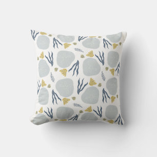 Sommer-Sand-Dollar-Meeresschnecken Strand-Muster S Kissen