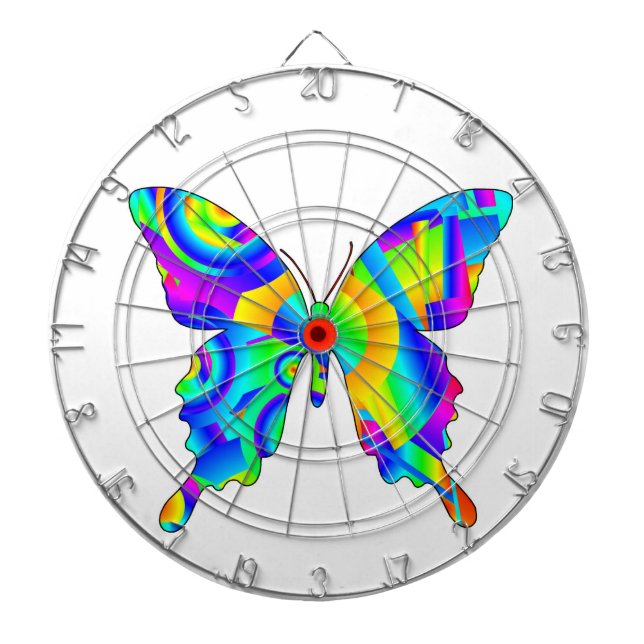 Sommer Schmetterling Dartscheibe (vorne)