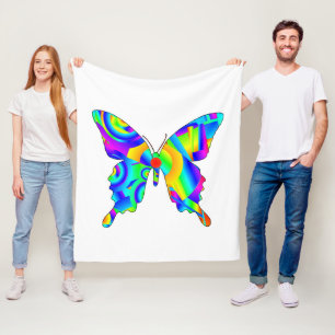 Sommer Schmetterling Fleece-Decke Fleecedecke