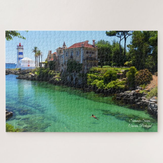Sommer-Schwimmen, Cascais Portugal (Horizontal)