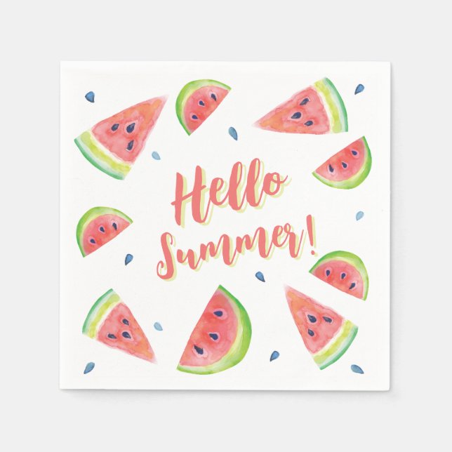 Sommer Serviette (Vorderseite)