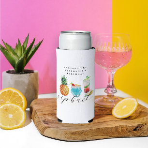 Sommer-Sip-Back-Fruchtcocktails Geburtstagsfeier Selters Dosenkühler