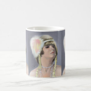 Sommer Sirene Portrait Tasse