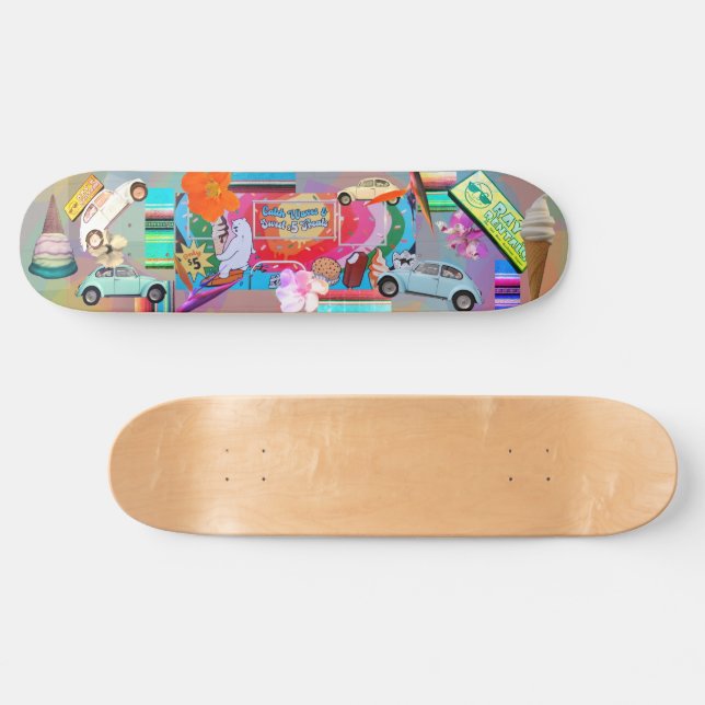 Sommer Skateboard (Horizontal)