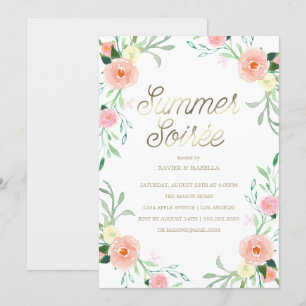 Sommer Soirée   Sommer-Party Einladung