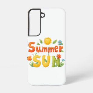 Sommer-Sonne-Illustration Samsung Galaxy Hülle