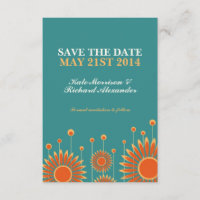Sommer-Sonnenblumen-Blumen-Save-The-Date-Karte