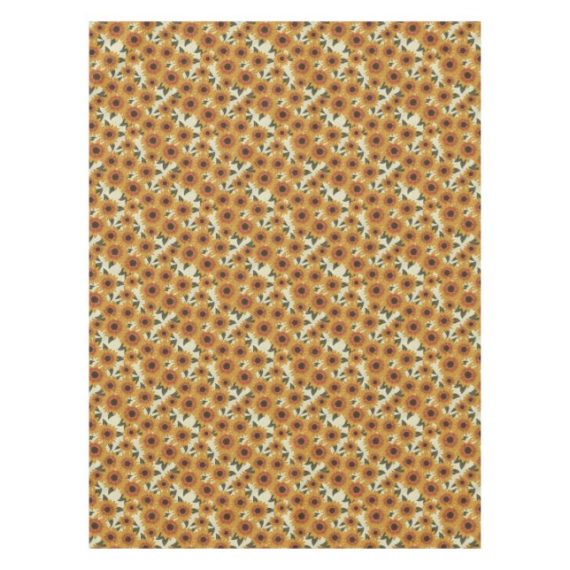 Sommer-Sonnenblumen Tischdecke (Vorderseite)