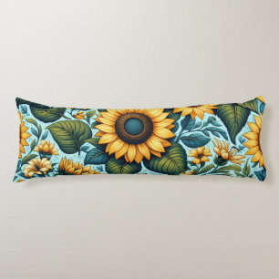 Sommer/Sonnenblumen/Vogel Seitenschläferkissen