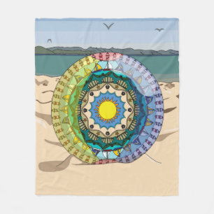 Sommer-Sonnenschein-Fleece-Decke Fleecedecke
