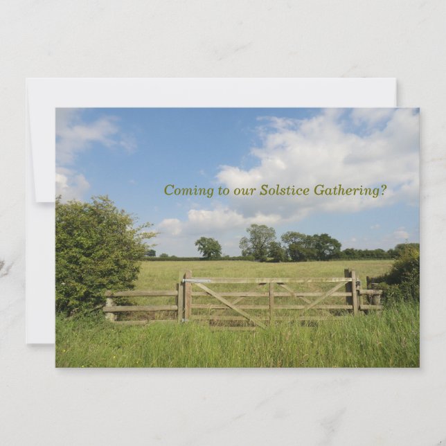 Sommer-Sonnenwende-Ansammlungs-Einladung Einladung (Vorderseite)