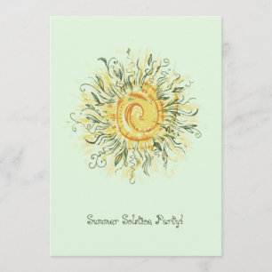 Sommer-Sonnenwende-Party Einladung