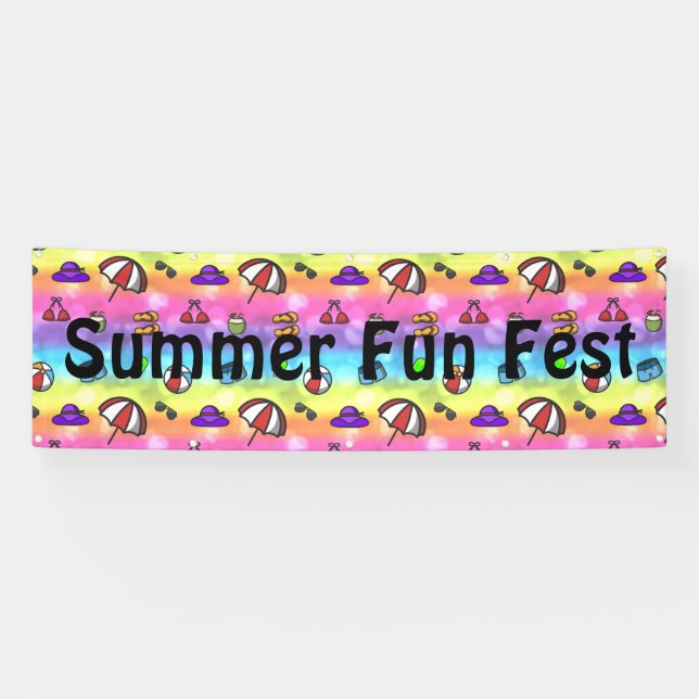 Sommer-Spaß Banner (Horizontal)