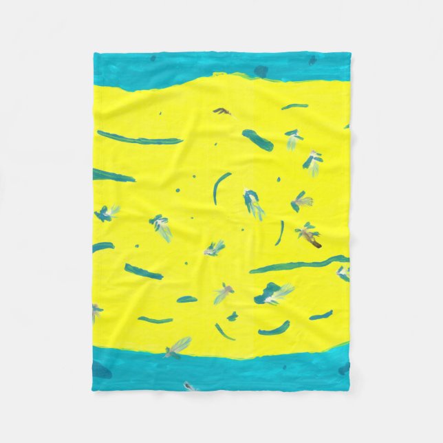 Sommer-Spaß-Flanelldecke Fleecedecke (Vorderseite)