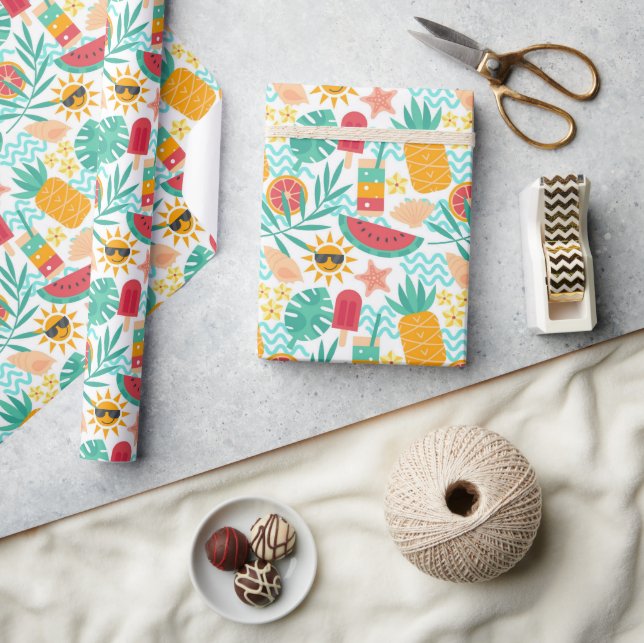 Sommer Spaß Geschenkpapier (Kunsthandwerk)