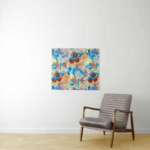 Sommer-Spaß-Muster Wandteppich