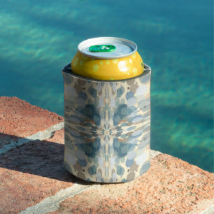 Sommer-Spaß Ozean-Spray-Splatter-Abstrakte Kunst Dosenkühler