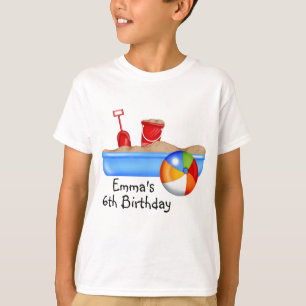 Sommer-Spaß-Sandkasten Wasserball T-Shirt