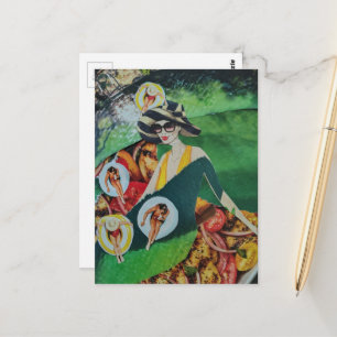 Sommer-Spaß-Themen-Collage Postkarte