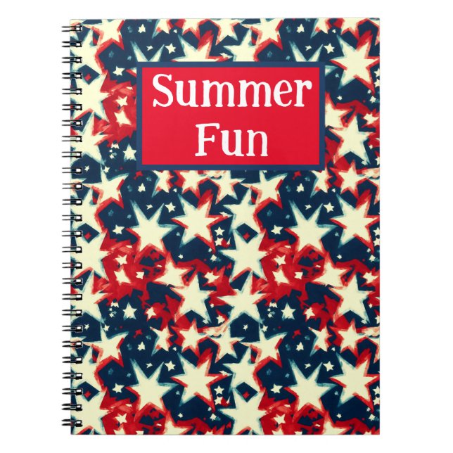Sommer-Spiral-Foto-Notizbuch Notizblock (Vorderseite)
