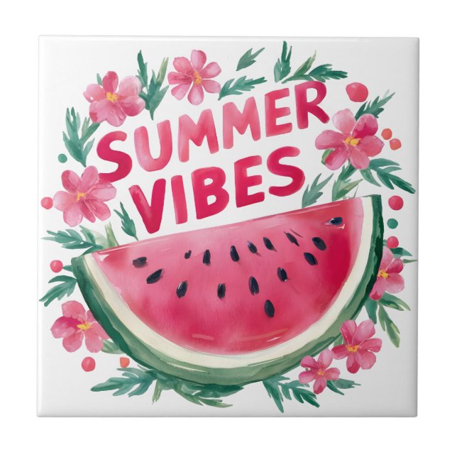 Sommer Stimmung Fliese (Vorderseite)