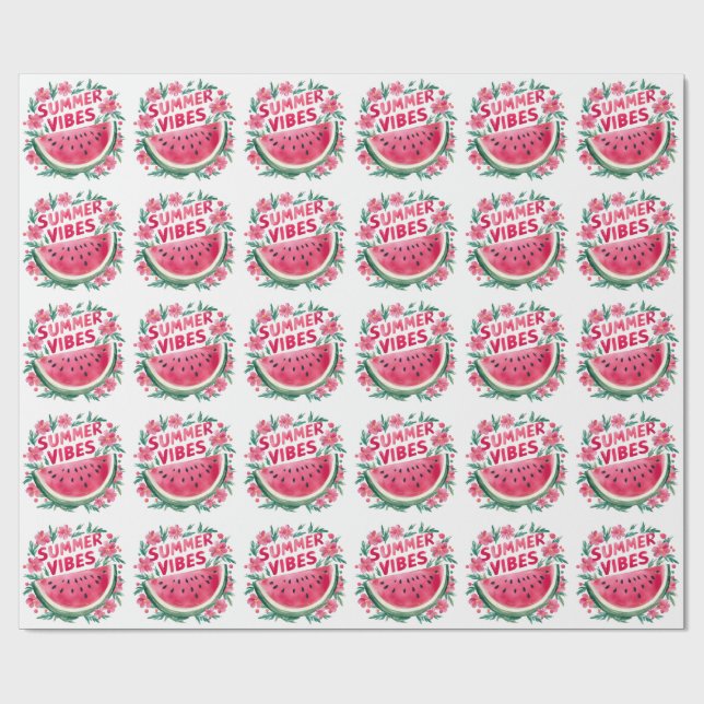 Sommer Stimmung Geschenkpapier (Flach)