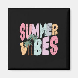 Sommer Stimmung Hallo Sommerferien Groovy Kreuzfah Magnet