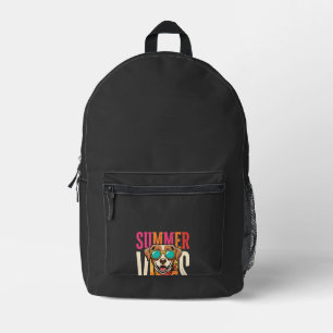 Sommer Stimmung Hund Sonnenbrille Bedruckter Rucksack