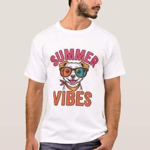 Sommer Stimmung Hund Sonnenbrille Vintage Shirt De