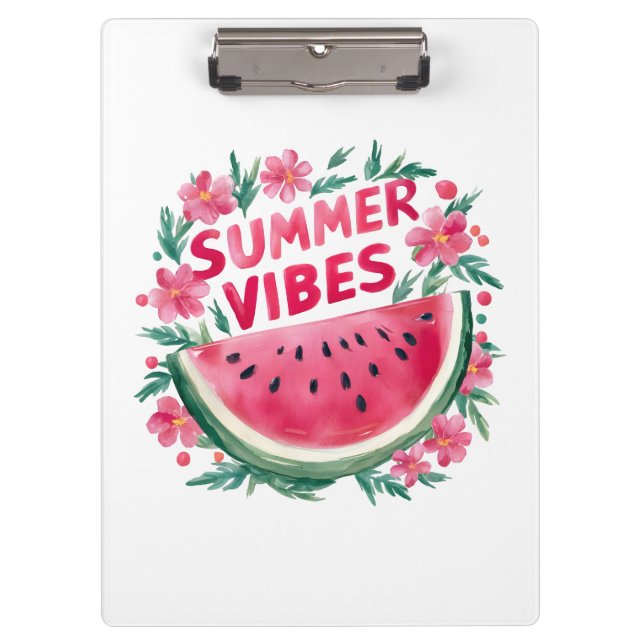 Sommer Stimmung Klemmbrett (Vorderseite)