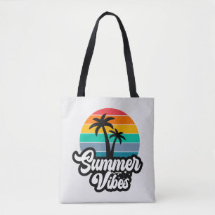 Sommer Stimmung mit Palmen Design Tasche