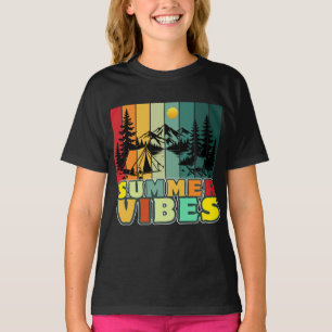 Sommer Stimmung Natur Camping Urlaub Abenteuer T-Shirt