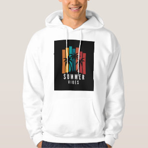 Sommer Stimmung Palme Grafik T-Shirt   Retro Tro Hoodie