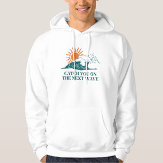 Sommer Stimmung Strand Wellen Typografie T-Shirt Hoodie