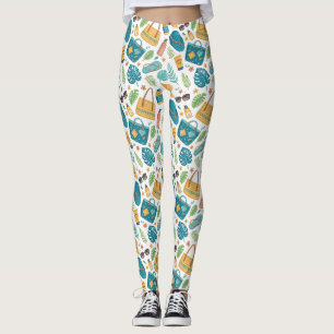 Sommer Strand Essentials Muster (1) Leggings